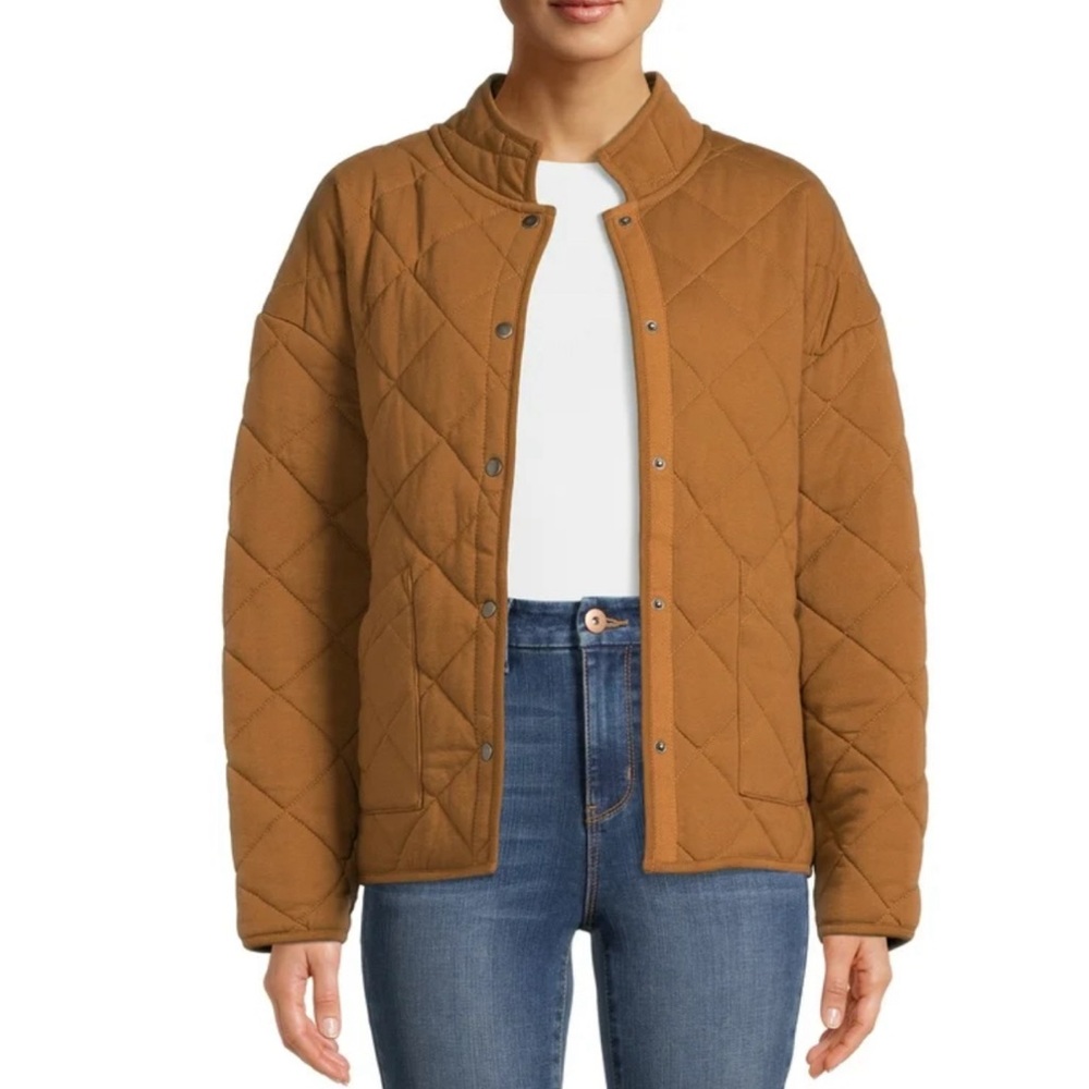 Time and Tru Women's Quilted Jacket - Picture 1 of 5